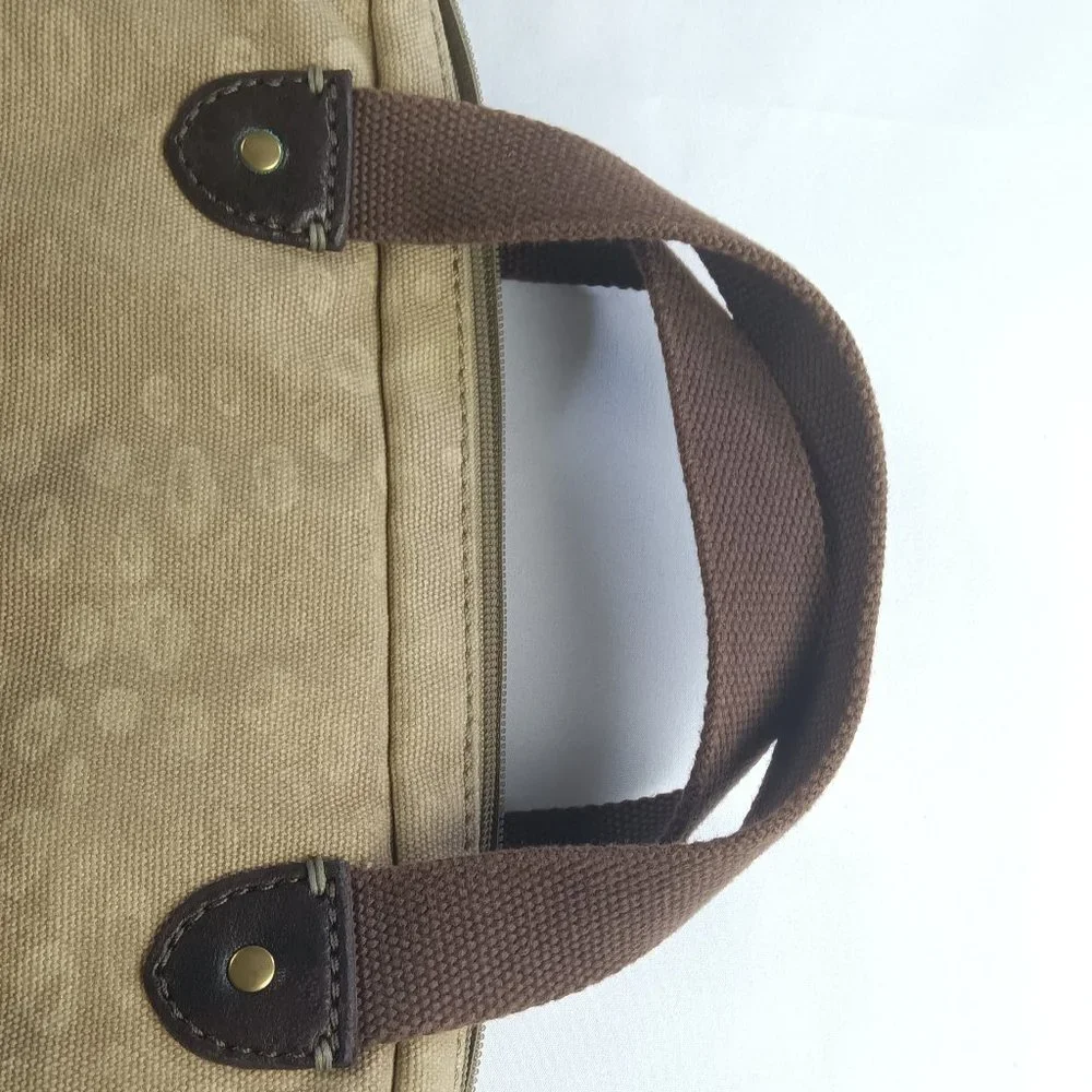 Lucky Brand Tan Laptop Bag with Brown Handles